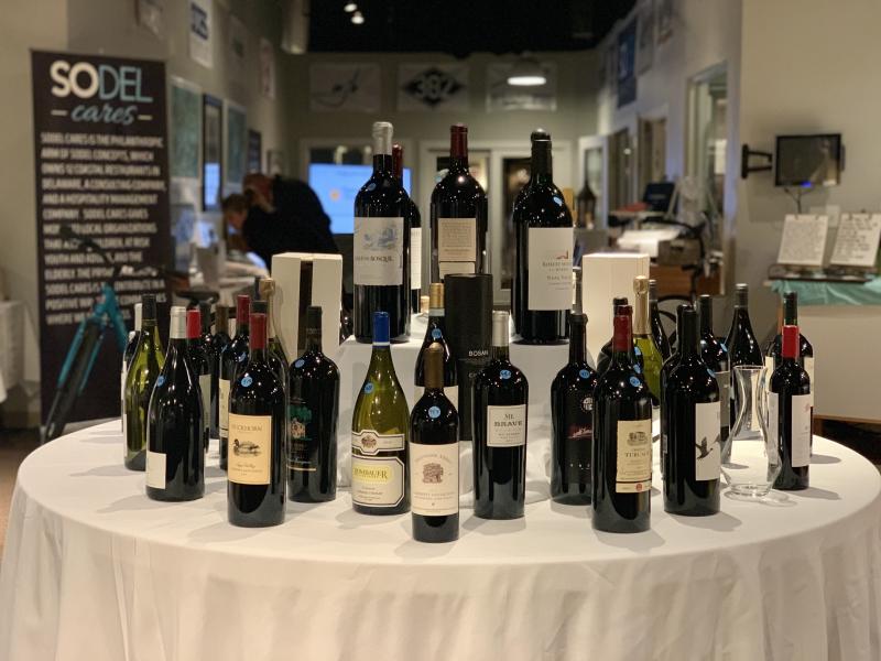 There were more than 200 silent auction items at the fifth annual SoDel Cares fundraiser on Nov. 11.